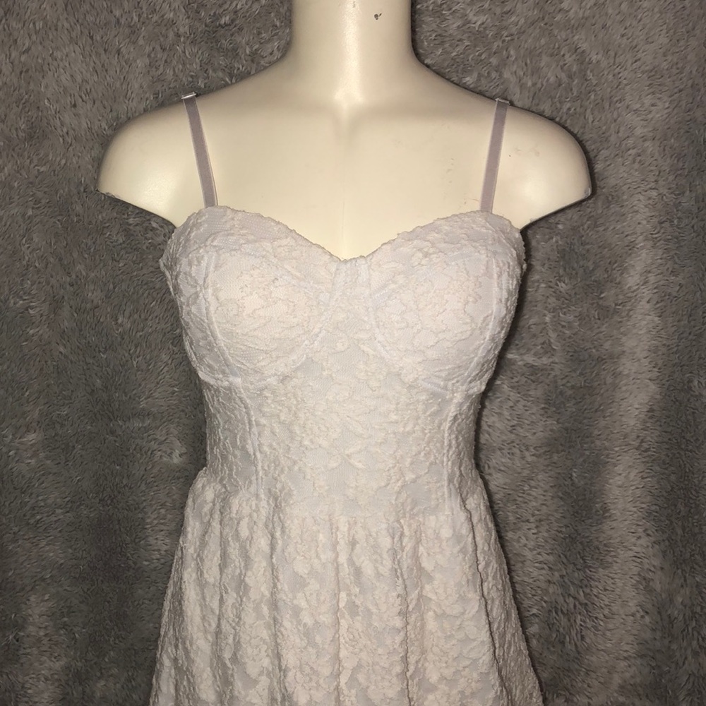 Cute floral white dress